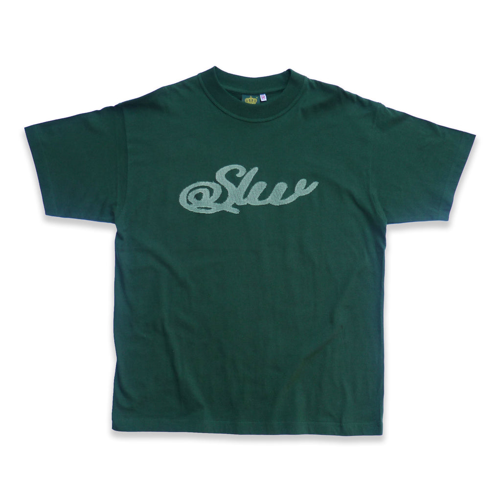 SCRIPT T-SHIRT GREEN