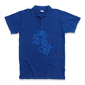CHAOS LETTERS POLO BLUE