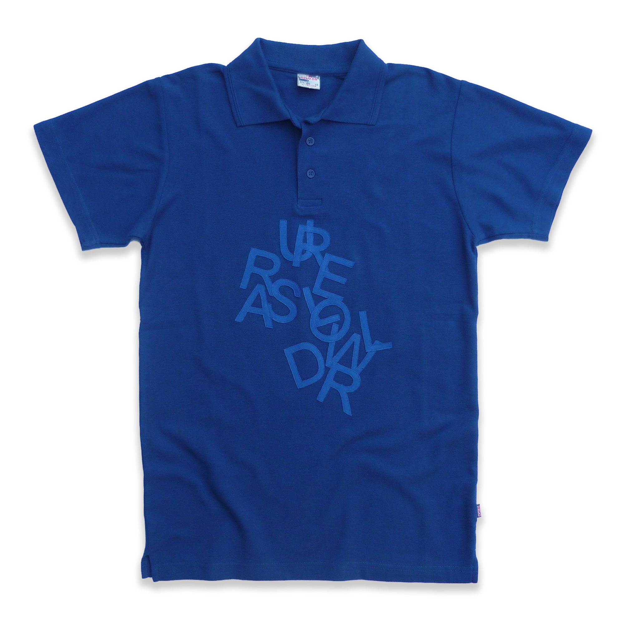 CHAOS LETTERS POLO BLUE