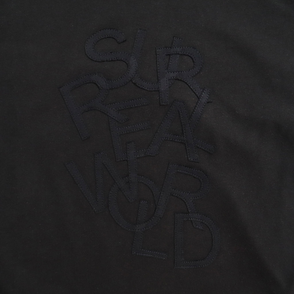 STEALTH LETTERS ON T-SHIRT BLACK