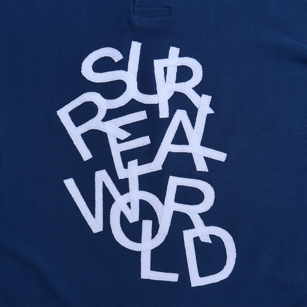 WHITE LETTERS POLO BLUE