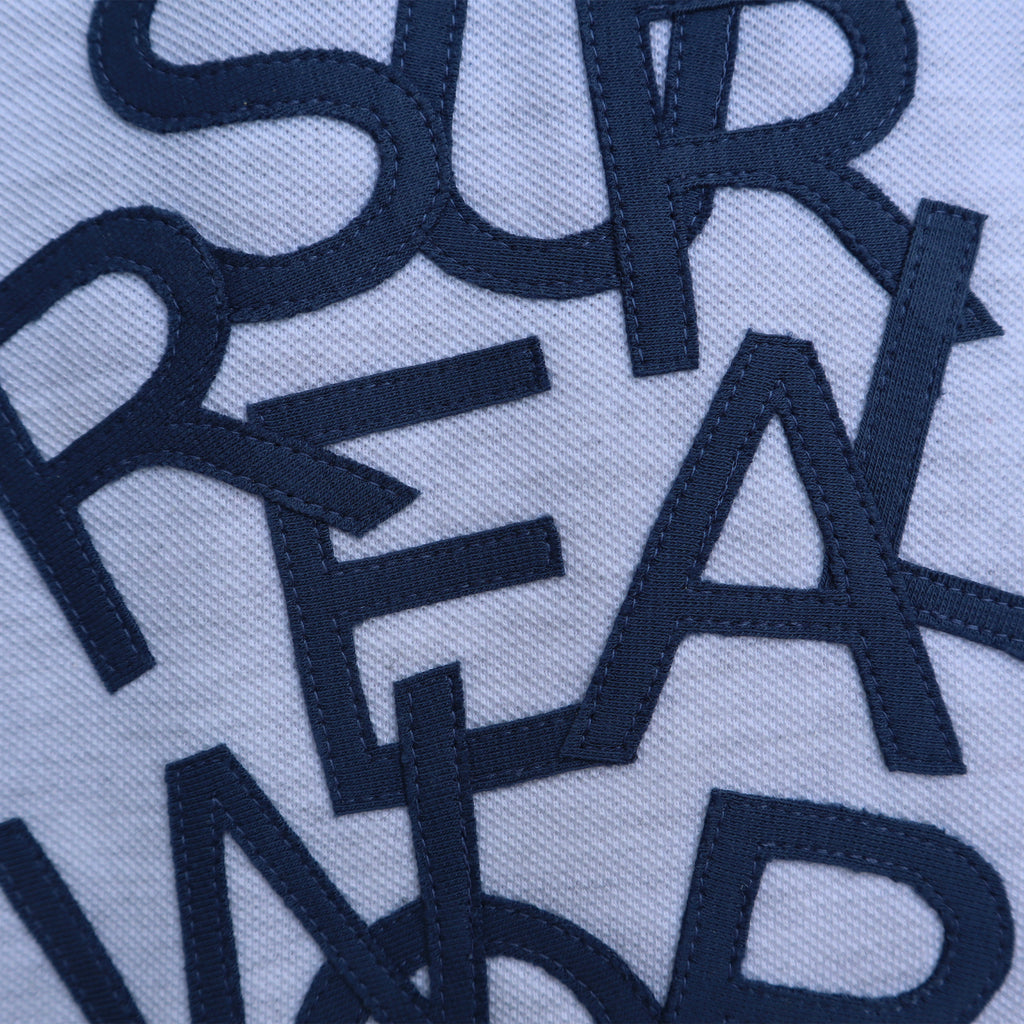 BLUE LETTERS POLO GREY