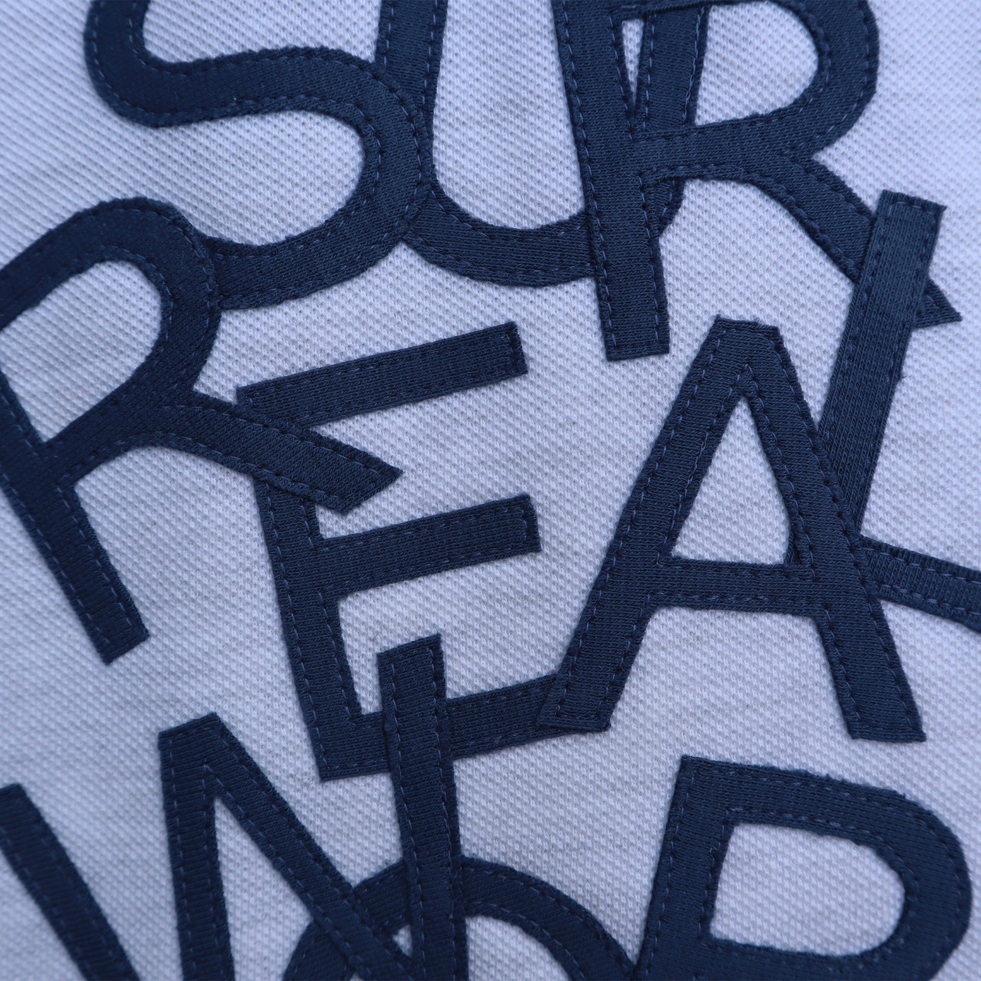 BLUE LETTERS POLO GREY