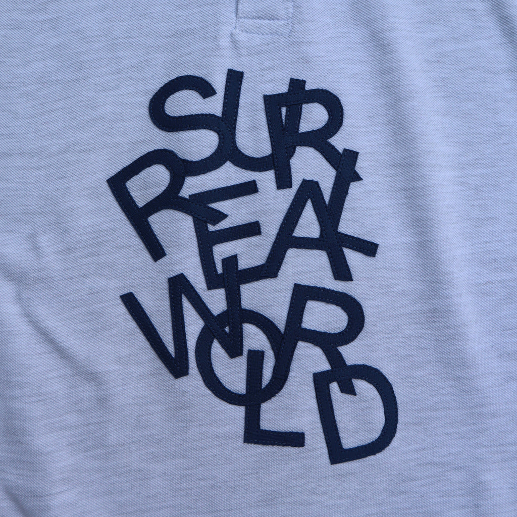BLUE LETTERS POLO GREY