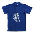 WHITE LETTERS POLO BLUE