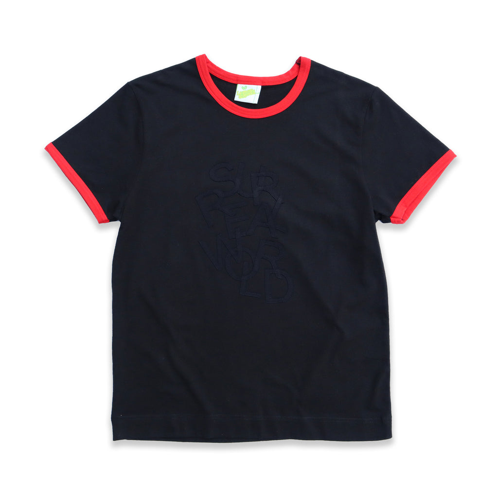 STEALTH LETTERS ON T-SHIRT BLACK