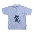 BLUE LETTERS POLO GREY