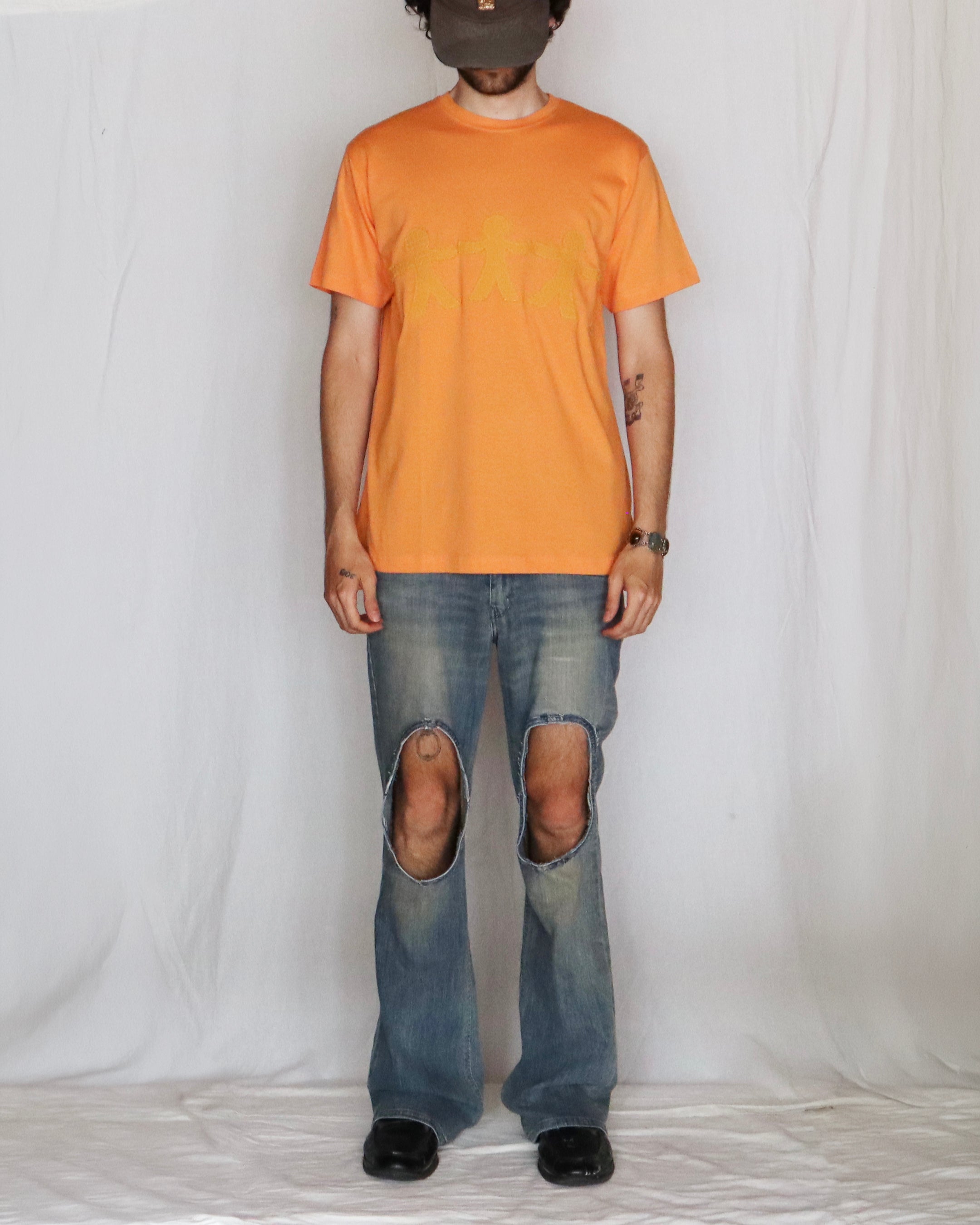 TOGETHER AROUND T-SHIRT ORANGE