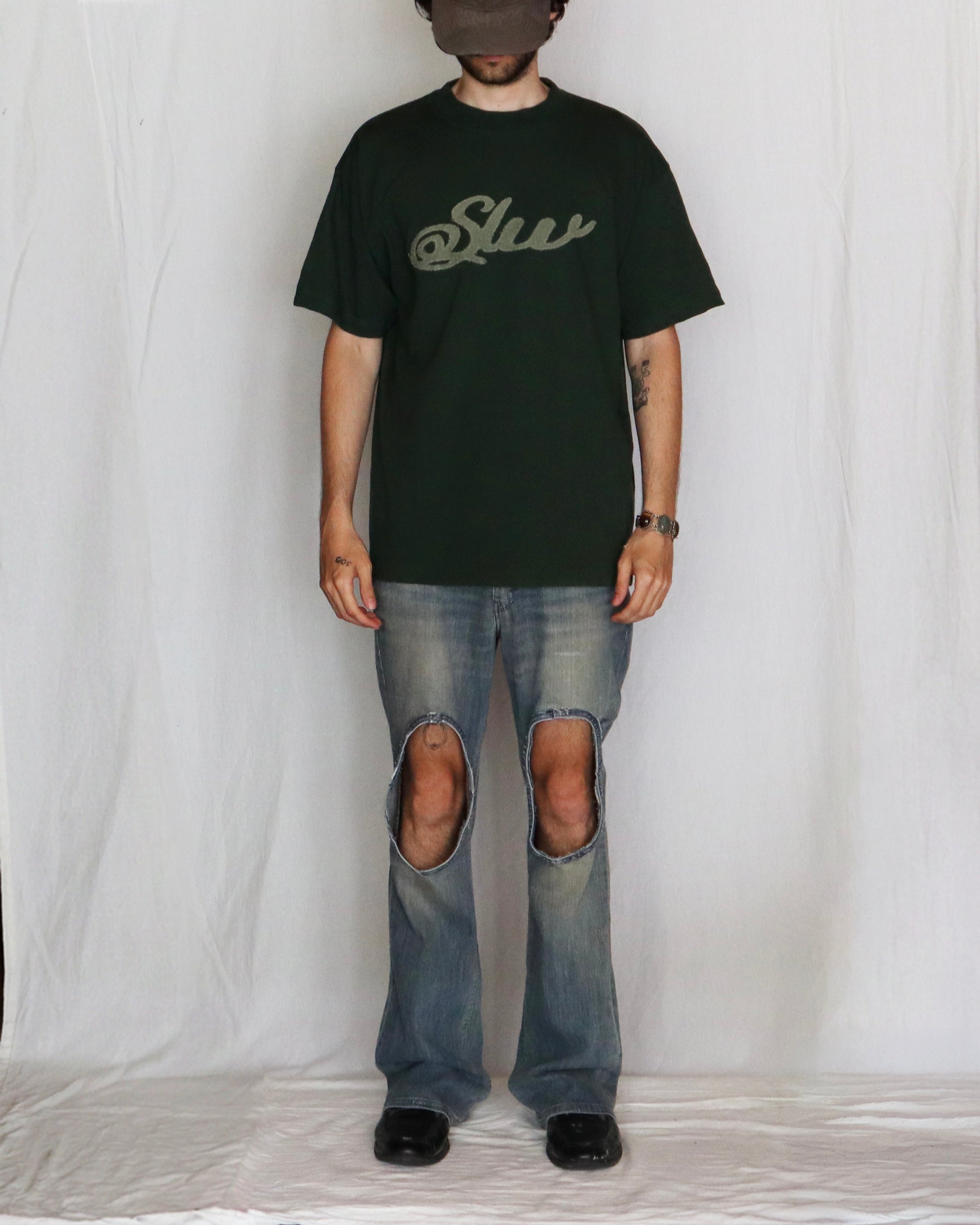 SCRIPT T-SHIRT GREEN