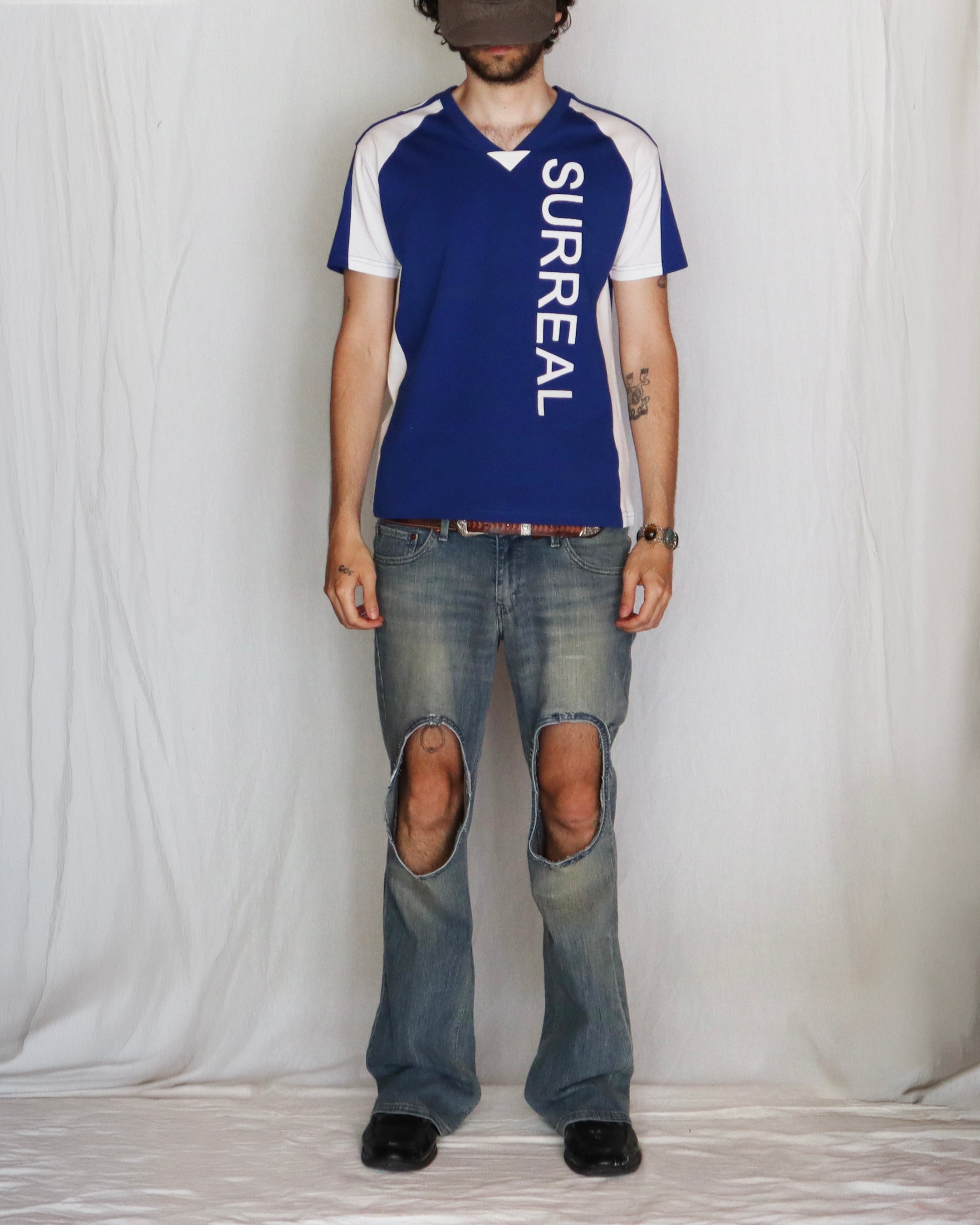 SIDE SL T-SHIRT BLUE