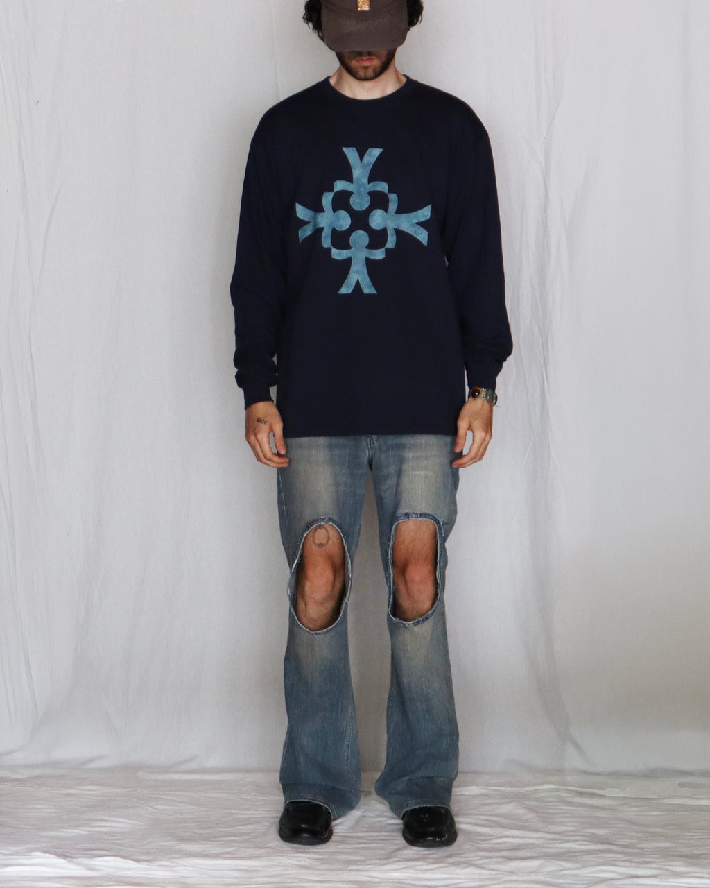 4TOGETHER LONGSLEEVE NAVY BLUE