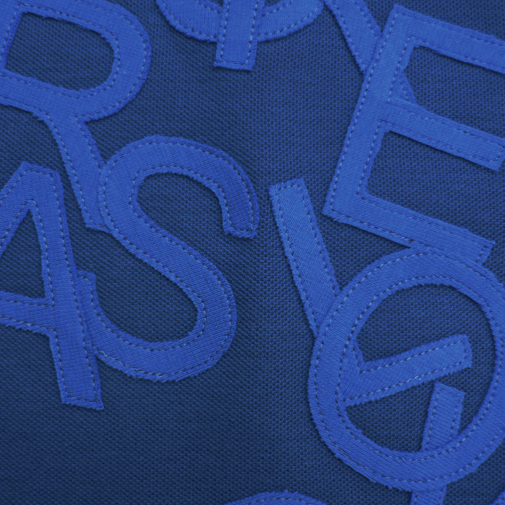 CHAOS LETTERS POLO BLUE