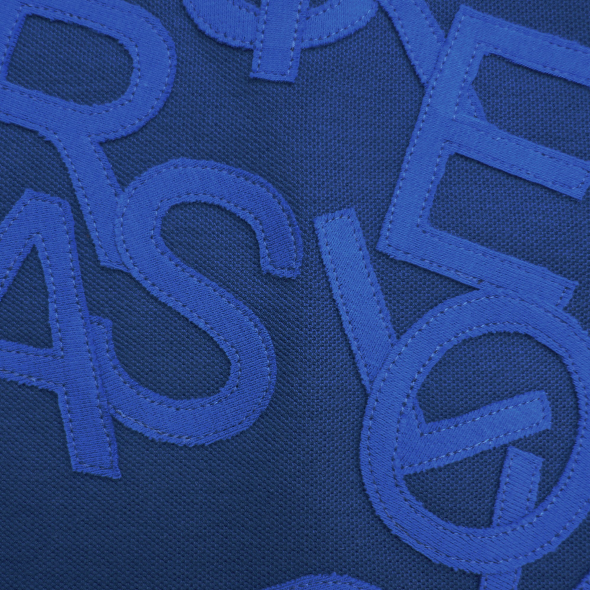 CHAOS LETTERS POLO BLUE